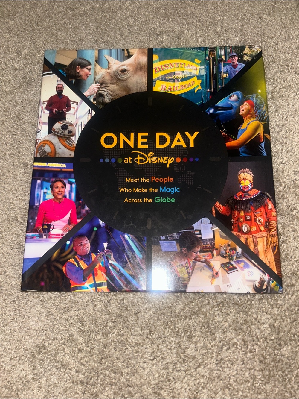 Disney One Day at Disney Hardcover – Black & Gold with Multicolor Accents